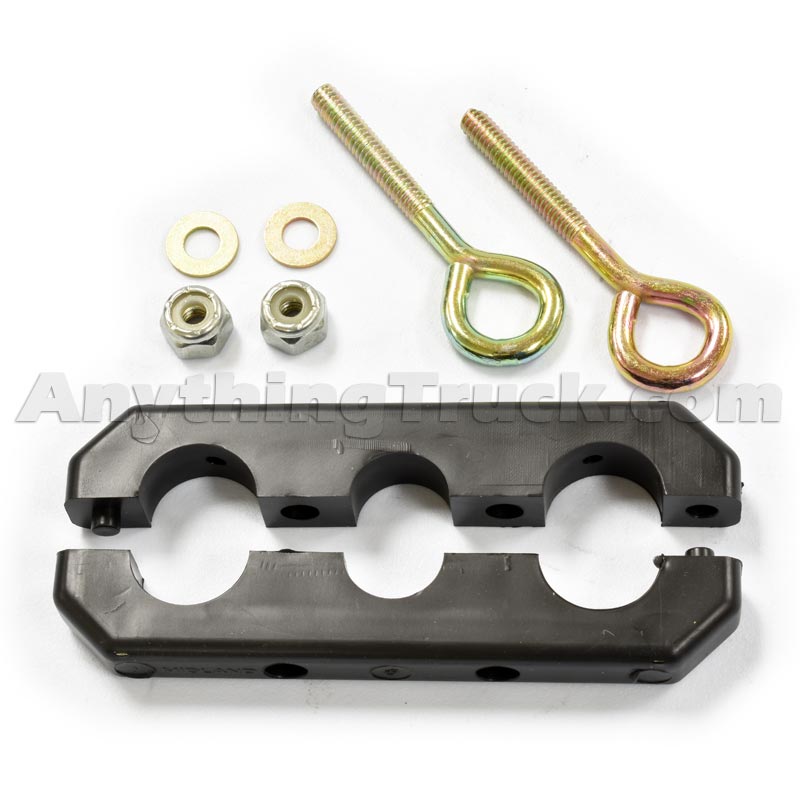 Haldex 11543 ThreeHole Hose Separator Clamp, For 3/8" ID Hose