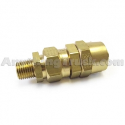 1/4" NPT Swivel Connector for 3/4" OD x 3/8" ID Rubber Air Brake Hose
