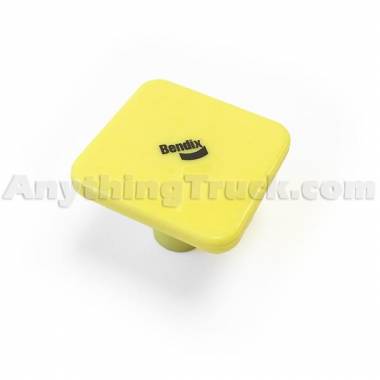 Bendix 248434N Button For  Push/Pull Valves, Pin-Type, 3/8" Shaft, 1-3/4" Square, Plain