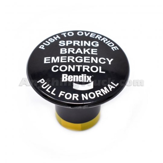 Bendix 294906 Button, Black, SPRING BRAKE EMERGENCY CONTROL