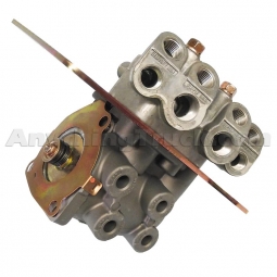 Genuine Bendix 800970 E-7 Dual Brake Valve with Manifold, Replaces Obsolete 065395 and 108682 E-14