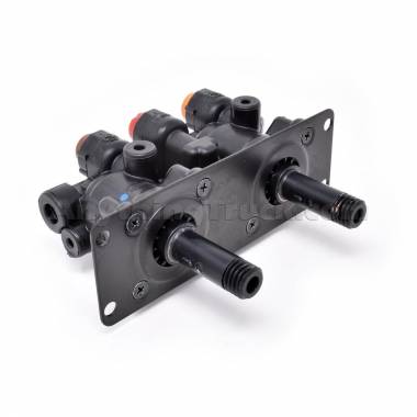 Bendix 801693 MV-3 Dash Valve, 3/8" PTC, 0.27" Unthreaded Mounting Holes