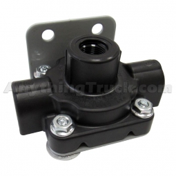 Bendix 803076 QRN Quick Release Valve, 5-8 PSI Crack Pressure, 3/8" NPT Ports