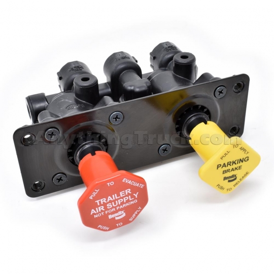 Bendix K036861 MV-3 Dash Valve, M6x1-6H Mounting Holes, 1/4" NPT Ports