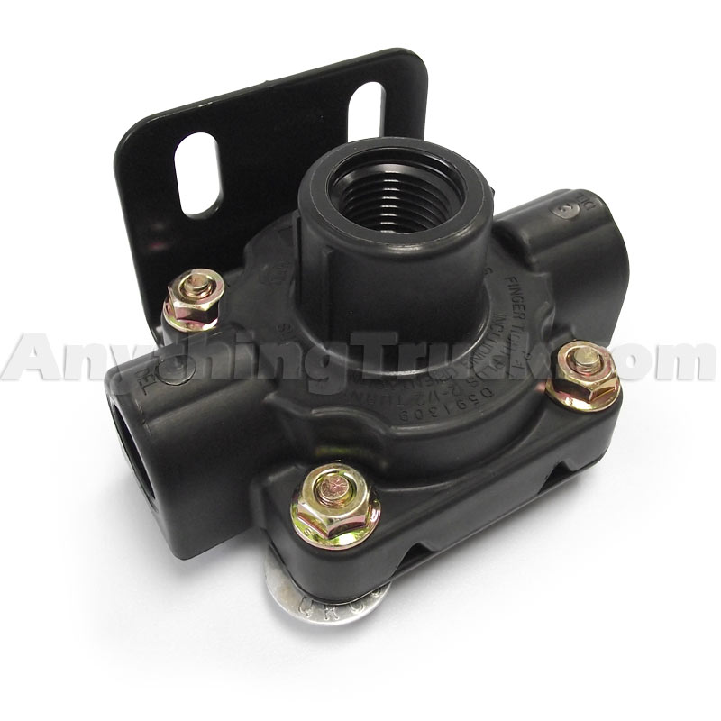 Bendix 802744 QRN Quick Release Valve, 3/8" Ports, 1 PSI Differential