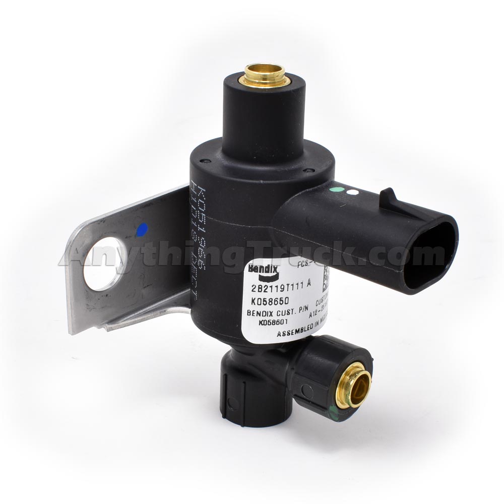 Bendix K073076 FCS9700 Fan Clutch Solenoid, Normally Open, LH Mount