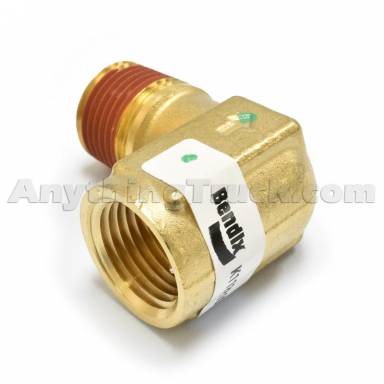 Bendix K112234 SC-3 Single Check Valve, 90 Degree, 1/2" NPT Ports, Female Inlet, Male Outlet