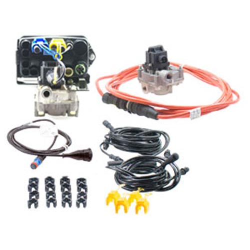 Haldex AQ963005 ABS Relay Valve Kit for TriAxle Trailers, 4S/2M, 12