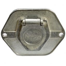 Haldex BE24030 7-Way Circuit Breaker Style Trailer Wiring Receptacle - With 30 Amp Breakers