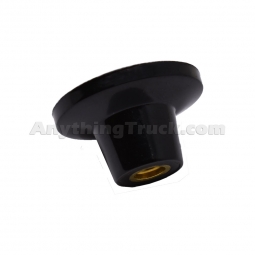 Haldex N14514 Black Plastic Knob, 1/4"- 28 Thread