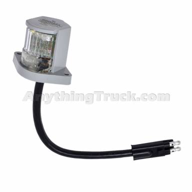 Betts 24-002-006 LED License Plate Lamp, Clear, 2-Way Male Plug, 6" Lead, 12/24V