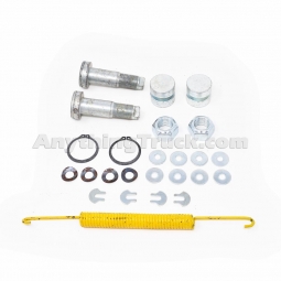 BWP M-K49 Wagner Brake Shoe Repair Kit, 15" Diameter Brakes, Front Axle, 3-1/2" Shoe