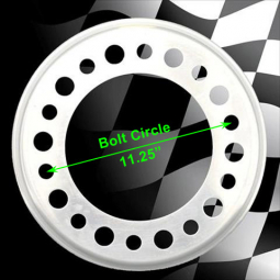 Centramatic 600-619 19.5" Steer Wheel Automatic Balancers, 1 Pair, 10 Holes, 11.25" Bolt Circle