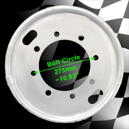 Centramatic 600-628 19.5" Dual Rear Wheel Automatic Balancers - 1 Pair, 8 Holes, 275mm Bolt Circle