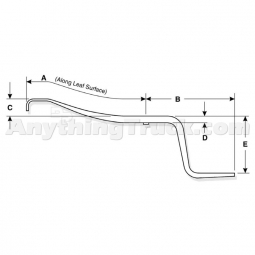 Dayton Parts TRA-086 Heavy Duty Fruehauf Trailer Z Spring