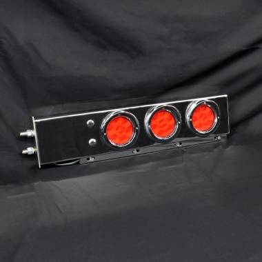 Pair of PTP 22235 Deluxe Stainless Spring Loaded Mud Flap Brackets, Replaces United Pacific 22235