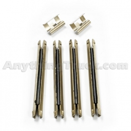 Disc Brake Hardware Kit for Gunite (Kelsey-Hayes), Services One Axle, Use with MD411 Pad Kit