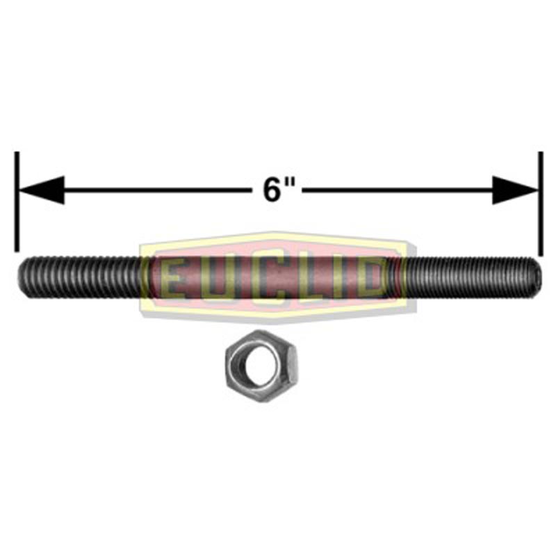 Euclid E7851 Air Spring Stud and Nut for Peterbilt Low Air Leaf