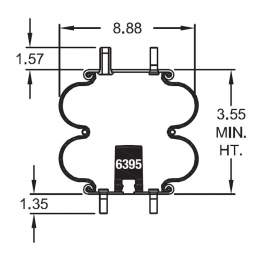 Firestone W01-358-6884 Air Spring