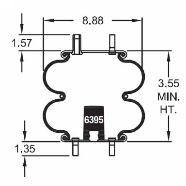 Firestone W01-358-6884 Air Spring