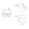 889270 Air Bag, Replaces S20010 Hendrickson Trailer HT230T