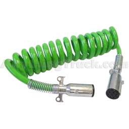 PTP 15ABSCL 15' Coiled ABS Electrical Cable with 12" Leads