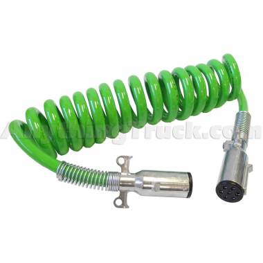 PTP 15ABSCL 15' Coiled ABS Electrical Cable with 12" Leads