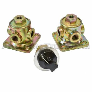 Manual Lift Axle Control Kit for Trucks or Trailers with One Height Control Valve