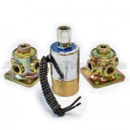Electric Solenoid Lift Axle Control Kit for Trucks or Trailers with One Height Control Valve