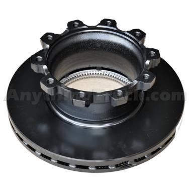S34471PTP Air Disc Brake Rotor, Replaces Hendrickson MAXX22T S-34471 W/ Hardware & Tone Ring