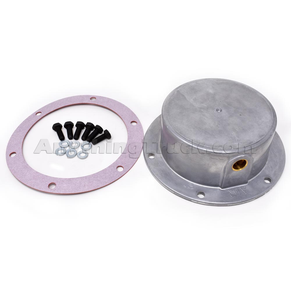 Hendrickson VS-29566-2 TIREMAAX Bolt-On Hubcap, Grease, 6-3/4