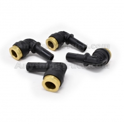SAF Holland 50860012 Push-to-Connect Fitting Conversion Kit, 3/8" PTC to 3/8" PTC, 90 Degree