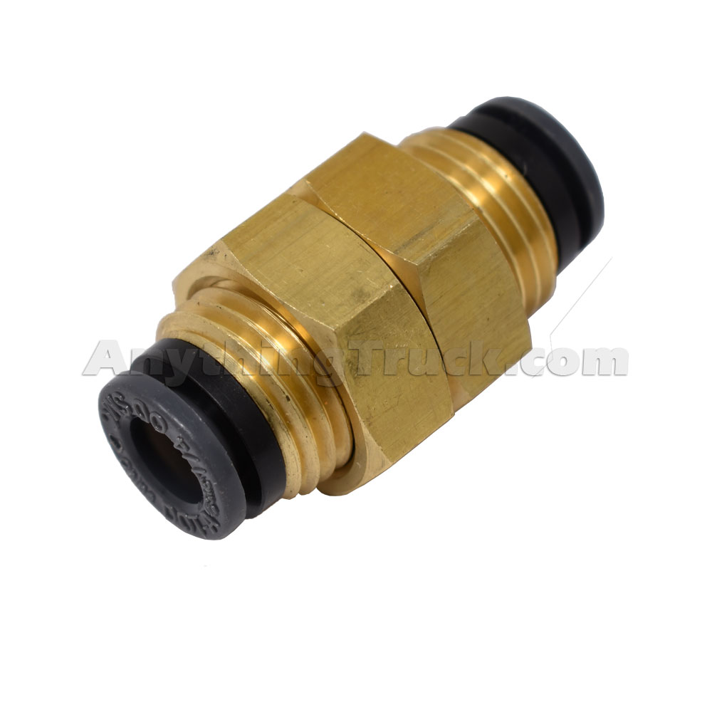 SAF Holland XB11298 Push to Connect Bulkhead Fitting, 1/4" Tubing