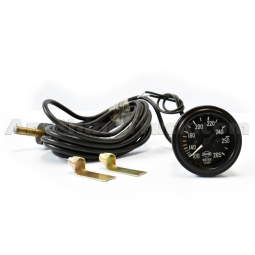 ISSPRO R8631 2-1/16" Mechanical Water Temperature Gauge, 100-265 Degrees, 144" Capillary