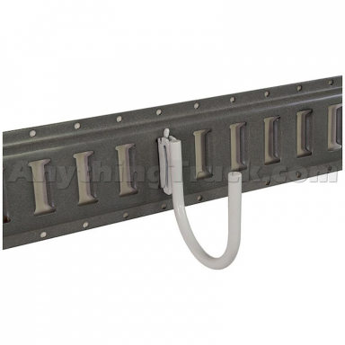 Buyers Products 01120 E-Track Round Bend J-Hook, 1/2" Rod, 4-1/4" ID