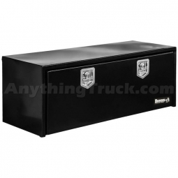Buyers Products 1702317 Steel Underbody Toolbox, 18" x 18" x 66", Dual T-Handles, Black Powdercoat