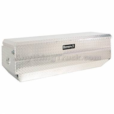 Buyers Products 1712030 Diamond Tread Aluminum All-Purpose Chest with Angled Base, 60x19X20