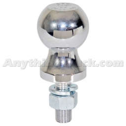 Buyers Products 1802110 1-7/8" Chrome Hitch Ball, 1" Shank
