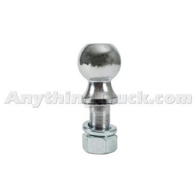 Buyers Products 1802134 Chrome Hitch Ball, 2" Ball Dia, 1" Shank Dia