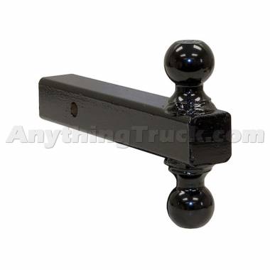 Buyers Products 1802215 Double Ball Mount, 2" & 2-5/16" Balls, 8" Solid Shank
