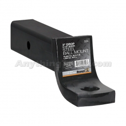 Buyers Products 1803405 Ball Mount, 2-1/2" Receiver, 1-1/4" Ball Hole, 3" Drop