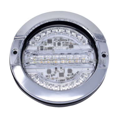 Buyers Products 5624432 4" Round LED Stop/Tail/Turn, Backup & Amber Strobe, 12V/24V