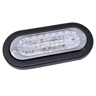 Buyers Products 5626432 6" Oval LED Stop/Tail/Turn, Backup & Amber Strobe, 12V/24V
