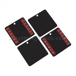 Buyers Products 8895404 Self-Adhesive Magnetic Mounting Plate Set for Warning Lights, 3-1/2" Square
