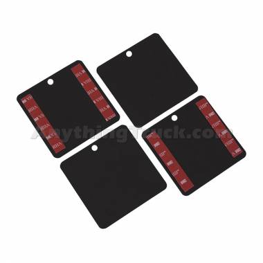 Buyers Products 8895404 Self-Adhesive Magnetic Mounting Plate Set for Warning Lights, 3-1/2" Square