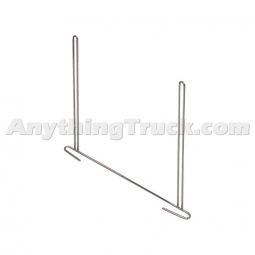 Buyers Products B2436ASBC Chrome Anti-Sail Mud Flap Bracket, 1 Bracket