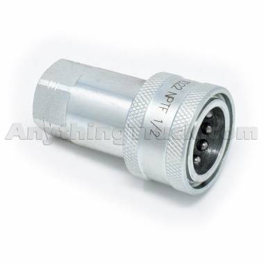 Buyers Products B400042 1/2" NPT Sleeve Type Quick Detach Hydraulic Coupler, Female