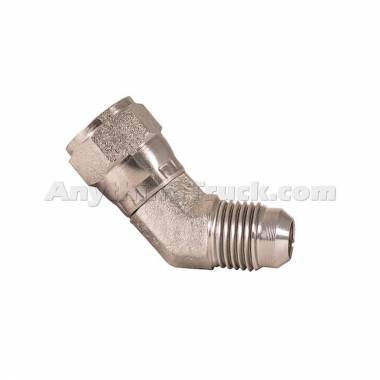 Buyers Products H5356X8 Swivel Nut 45 Degree 1/2" JIC Steel Elbow