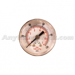 Buyers Products HSP15P Return Line Pressure Gauge, 1-1/2" Dial, 1/8" NPT Thread, 0-100 PSI