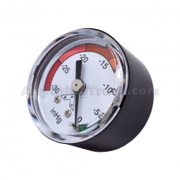 Buyers Products HSP15V Vacuum Gauge, 1-1/2" Dial, 0-30 inHG